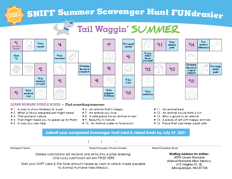 Tail_Waggin_Summer_Fundraising_Card2-SNIFF_Card_Animal_Humane_New_Mexico