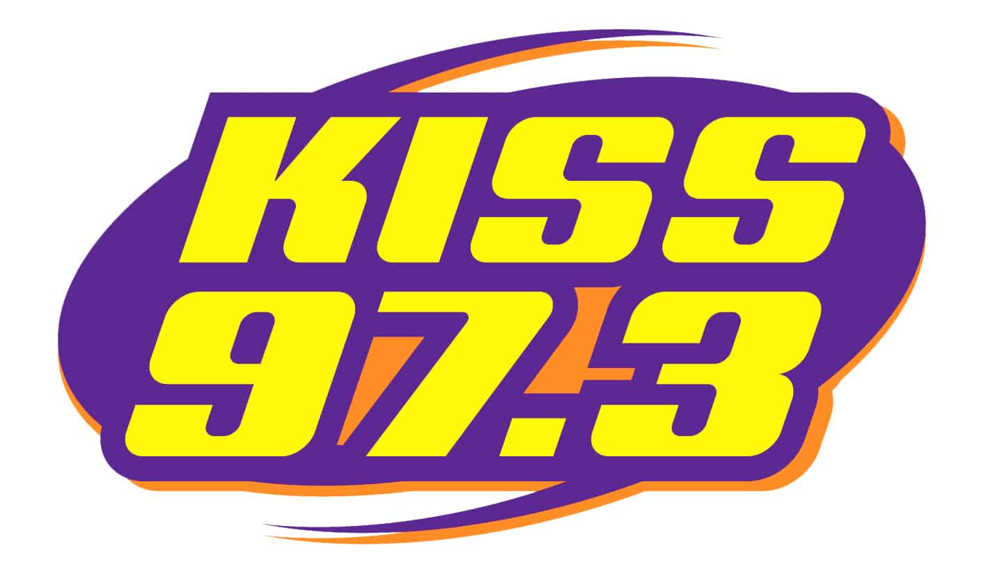 KISS 97.3 logo